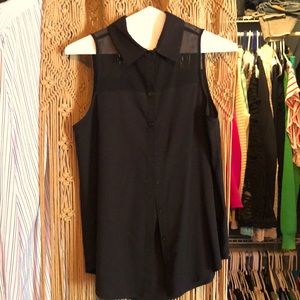 MM Couture by Miss Me Sleeveless button up tank